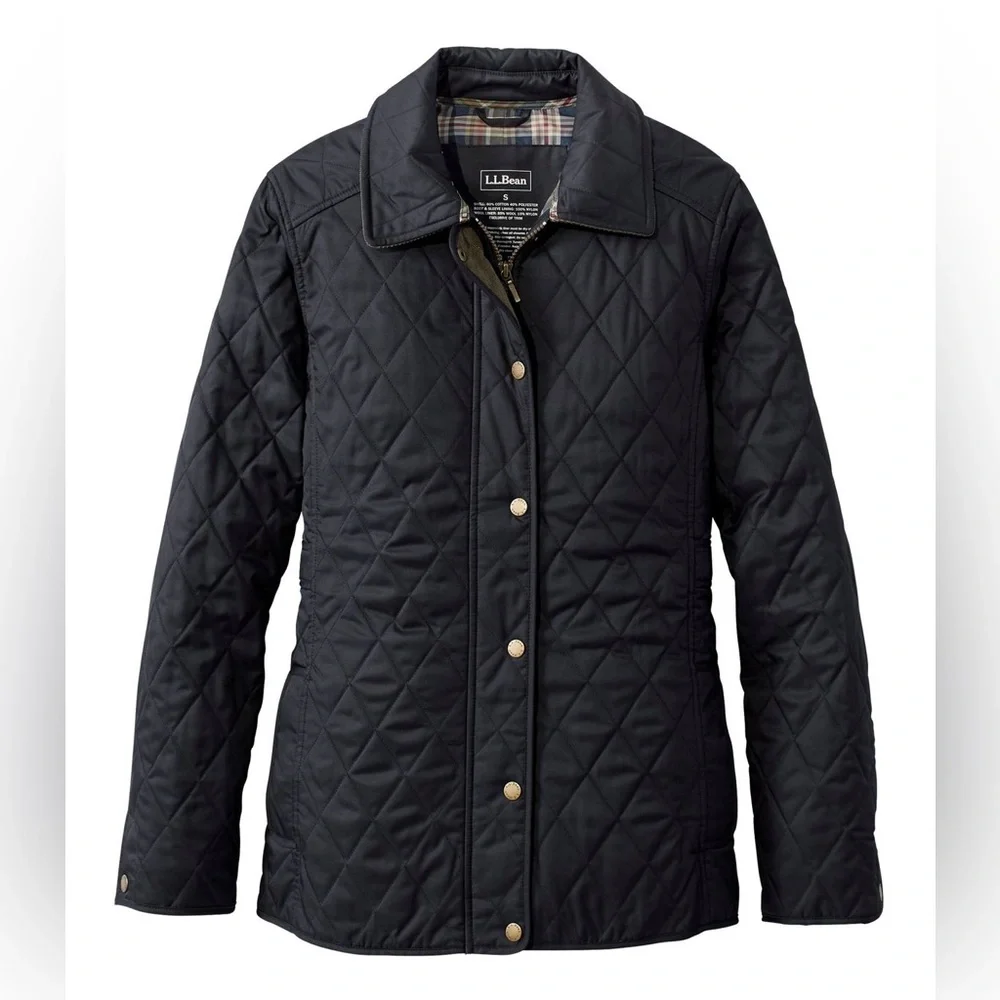 L.L. Bean Quilted Riding Jacket - Picture 5 of 5